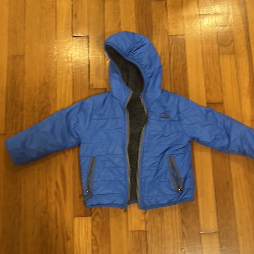 LL bean mountain bound reversible snow jacket and pants, size 2T